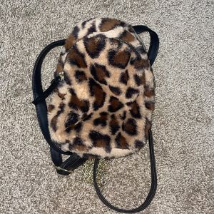 Small Leopard Backpack with satchel